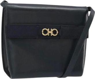 Ferragamo Pre-owned Cross Body Bags, female, Blue, Size: ONE SIZE Pre-owned Shoulder Bag