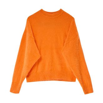 Moschino Maglione Nuvola - Dames - Ronde hals truien - Oranje - L - Truien & Vesten