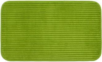 Gözze Badematte »Berlin« Höhe 7 mm rutschhemmend beschichtet fussbodenheizungsgeeignet Badteppich, Uni Farben, Cord Optik, waschbar