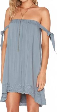 L*Space Sweet Dreams Mini Dress In Slated Glass