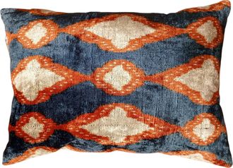 Les-Ottomans Silk Velvet Cushion (single Sided) V73940x50s
