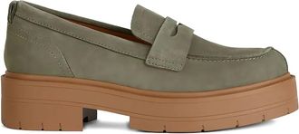 Geox penny platform loafers - Green