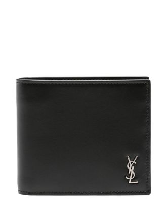 Saint Laurent Kleine Cassandree East/West portemonnee - Zwart