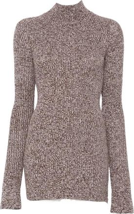 Sportmax Ribbed-knit Zip-fastening Sweater