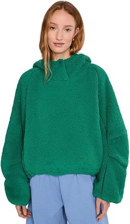 Free People Movement Free Flow Fleece Womens Jacket Green Glow : LG (Womens 12-14), Fleece/Polyester