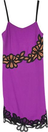 Victoria Beckham Crochet Lace Detail Slip Dress Size XXS