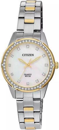 Citizen Quartz Crystal Mother of Pearl Dial Ladies Watch ER0224-51D