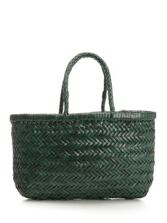 Dragon Diffusion Mini Flat Gora Handbags Verde-Donna