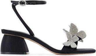 Sophia Webster Zwarte Sandalen Saw 24036 - Dames - Sandalen met hakken - Zwart - 37 1/2 EU - Schoenen