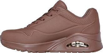 Skechers Womens Uno Stand on Air Sneaker, Brown, 9 UK