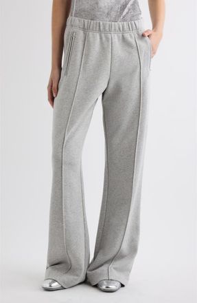 Acne Studios Cotton Fleece Sweatpants in Grey Melange at Nordstrom, Size X-Small