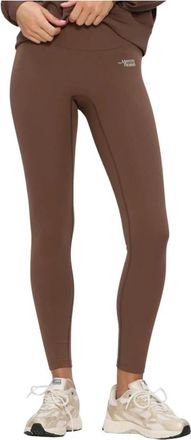 Mercer Amsterdam Fitness, Dames, Bruin, M, Nylon, The Mercer Legging