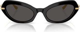 Dolce & Gabbana Sunglasses Dg4473 501/87 Black/Dark Gray Women