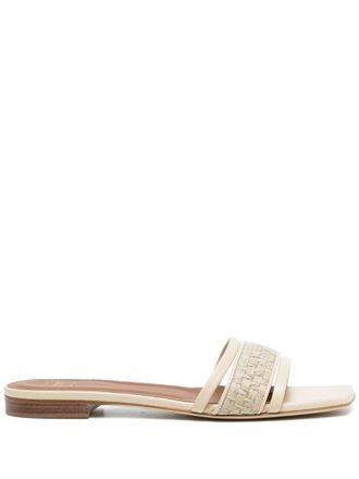 Malone Souliers Demi open-toe sandals - women - Rubber/Leather/Leather/Leather - 40 - Brown