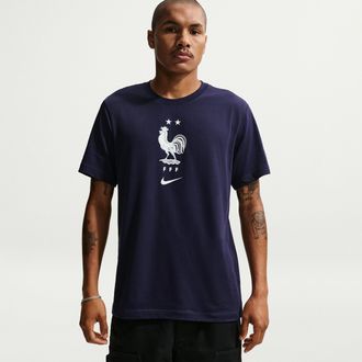 Nike FFF Nike Mens Soccer T-Shirt in Blue | IH2181-498