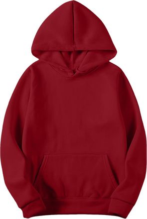 Generic Womens Slim Fit Pullover Hoodies Sweatshirts Long Sleeve Hooded Sweatshirt Lightweight Soft Breathable Hoodies For Men UK Solid Spring Fall Sport Pull