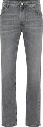 Billionaire Boys Club 5 Pockets Super Straight Cut Jeans - Heren - Slim Fit Jeans - Grijs - W38 - Katoen - Jeans