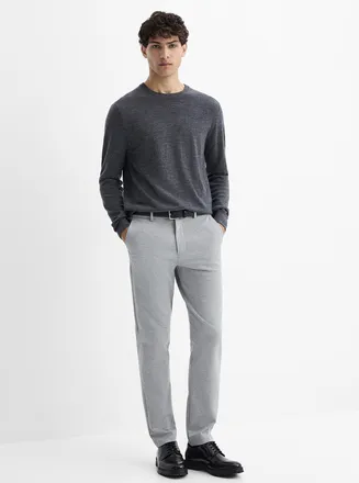 Lindbergh Mens Stretch-knit pant Slim fit