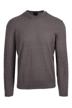 A|X Armani Exchange Crew Neck Knitwear Grey