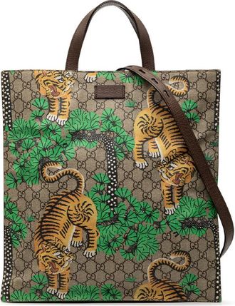 Gucci Pre-owned Gucci GG Supreme Bengal Convertible Tote Ladies 450950 200047
