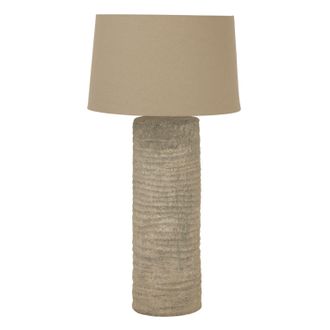 Hill Interiors Tuscan Tall Table Lamp (UK Plug) in Grey