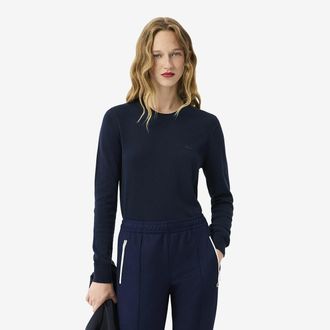 Lacoste Trui met lange mouwen en ronde hals