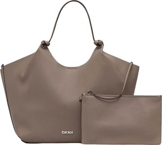 DKNY Paula Extra Large Commuter Tote - Bags - Mujer - Marr&oacute;n - ONE SIZE