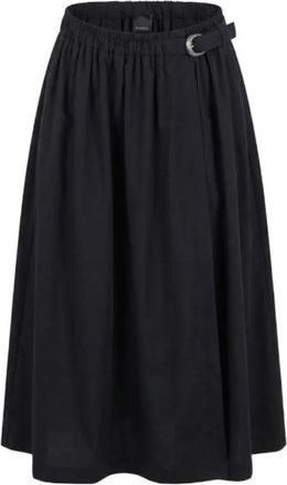 Pinko Calimera Skirt - Dames - Midirokken - Zwart - L - Rokken