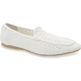 Dolce & Gabbana Woven Slipper in 80001 Bianco at Nordstrom, Size 10Us