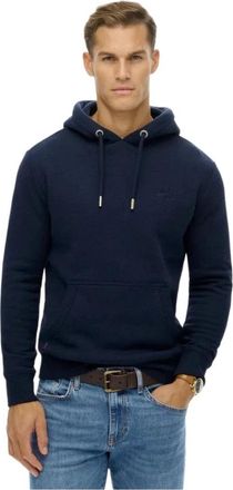 Superdry Vintage Logo Hoodie - Heren - Hoodies - Blauw - L - Hoodies & sweatvesten