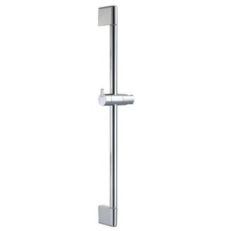 NEMO Spring Lacco douchestang 650mm met bevestigingen met glijstuk verchroomd