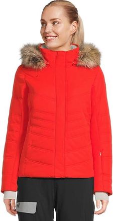 Obermeyer Tuscany II Jacket Womens Coat High Kick Orange : 18, Fleece/Nylon/Polyester