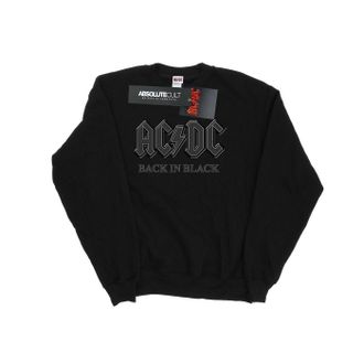 AC/DC AC/DC Heren Sweatshirt Terug In Zwart (Zwart)