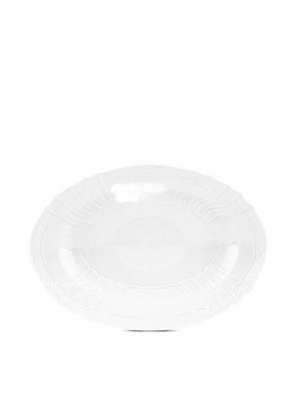 Ginori 1735 Piatto ovale goffrato (25cm x 33cm) - Bianco