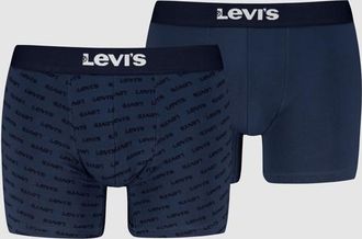 Levi's Logo Boxer Brief - 2 pack - Uomo - 2XL - Blu / Navy