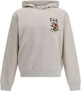 Kenzo Light Grey Relaxed Hoodie