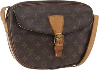 Louis Vuitton Pre-owned Cross Body Bags, female, Brown, Size: ONE SIZE Pre-owned Canvas Cross Body Bag