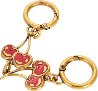 UPKOCH Cherry Handbag Strap Extender Chain Purse Metal Bag Extender Accessory for Crossbody and Clutch Bags 14cm Red Vintage Style Replacement Strap for Wome