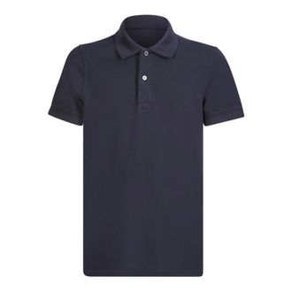 Tom Ford Polo Piqu&eacute; de Tenis - Tops - Hombre - Azul - M