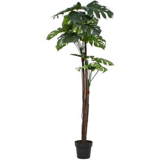 vidaXL Planta De Monstera Artificial Con Maceta 170 Cm Verde Vidaxl
