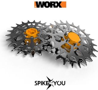 OEM Ruedas Para Robot Cortac&eacute;sped Worx Landroid S Y M, Acero Inoxidable, 3 Mm