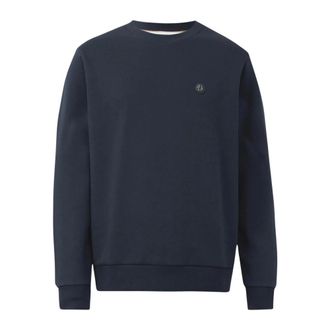 HUGO BOSS Hoodies & sweatvesten, Heren, Blauw, XS, Katoen, Sweatshirt van katoenmix met dubbele B-monogram