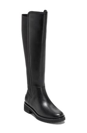 Cole Haan Lyndon Waterproof Tall Boot in Black Leather at Nordstrom Rack, Size 5