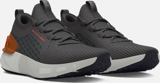 Under Armour Womens Hovr Phantom 3 Se Shoes In Charcoal Grey And Orange