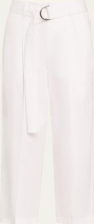 Maria McManus Belted Wide Leg Cropped Pants