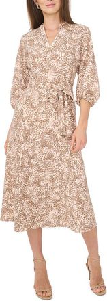 Vince Camuto Midi Dress With Belt