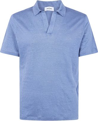 Gran Sasso Logo Print Short Sleeves Skipper Polo Shirt