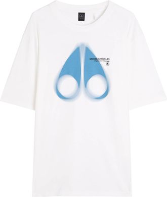 Moose Knuckles Maurice Printed Cotton T-shirt - White - XL