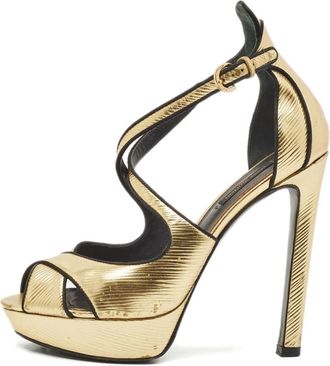 Louis Vuitton Sandali Majestic 135mm - Oro