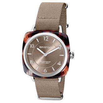 Briston Clubmaster Beige Dial Unisex Watch 21536.SA.UBR.30.NT